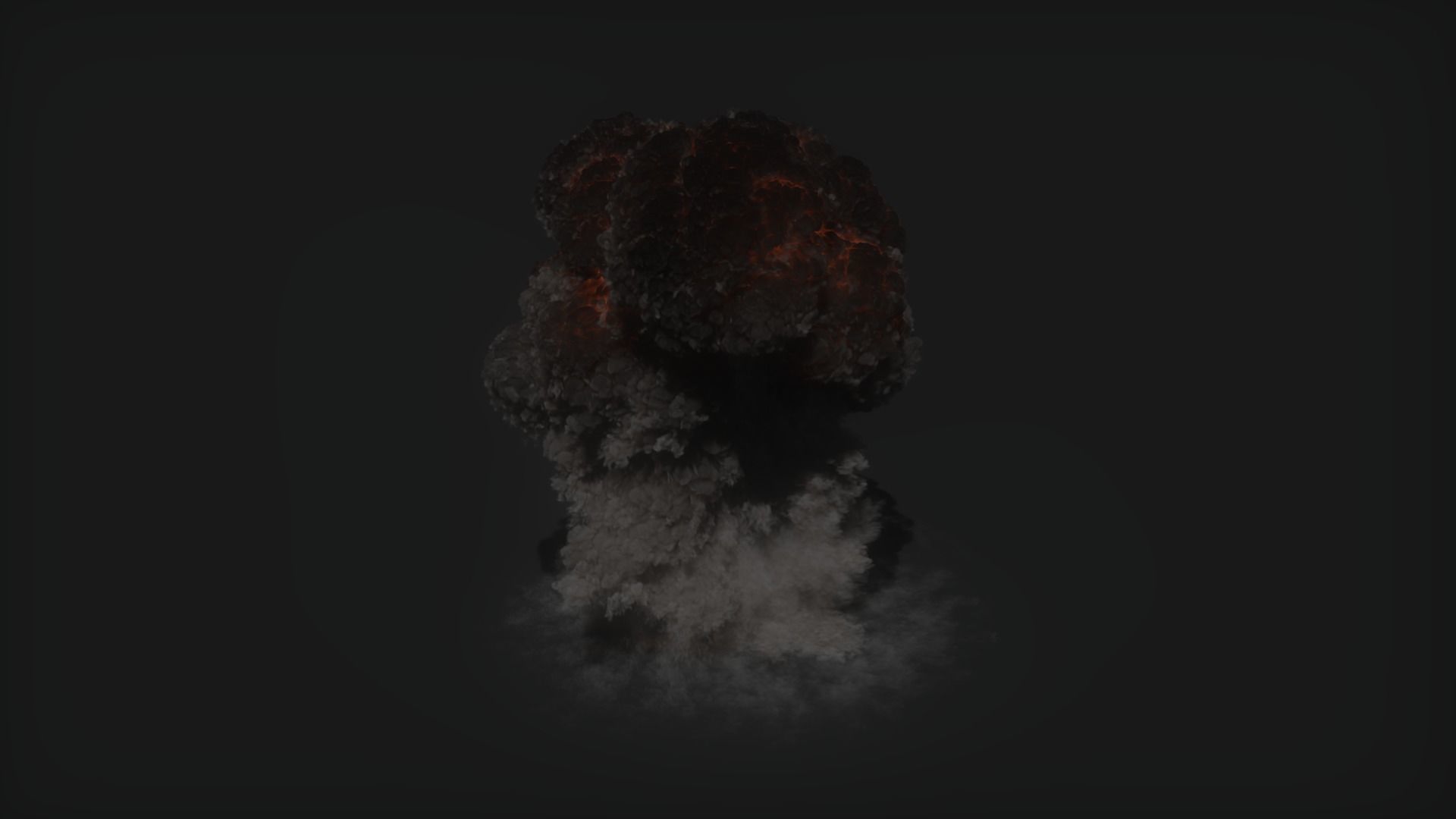 Big 3D Explosion Animation 3D model_9
