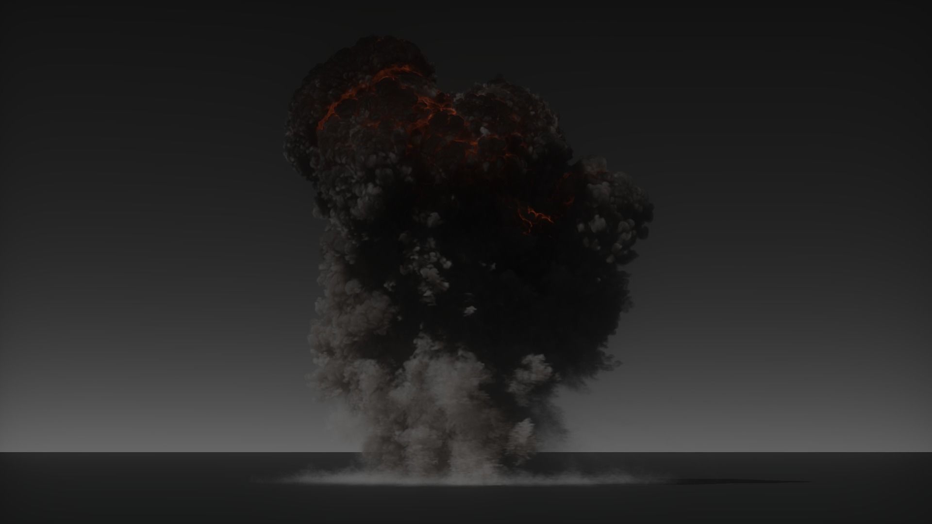 Big 3D Explosion Animation 3D model_4