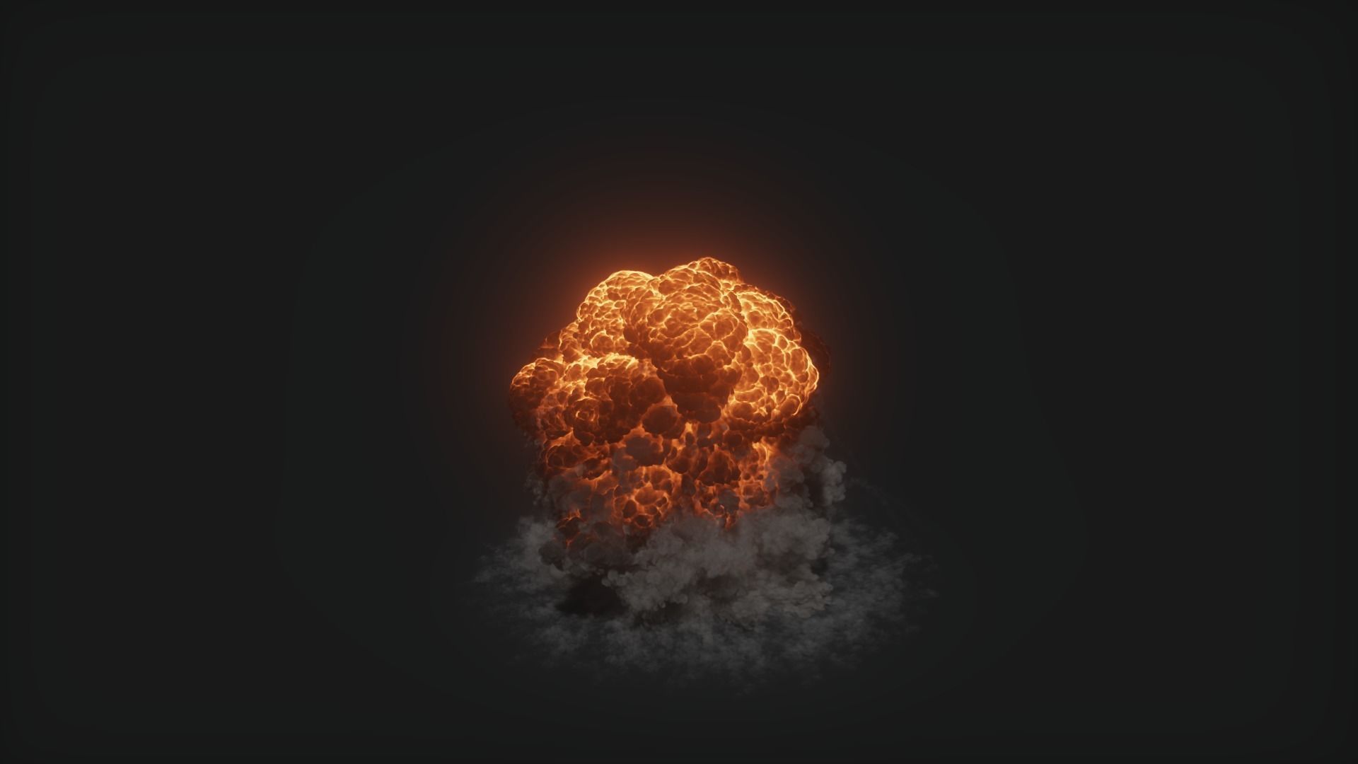 Big 3D Explosion Animation 3D model_8