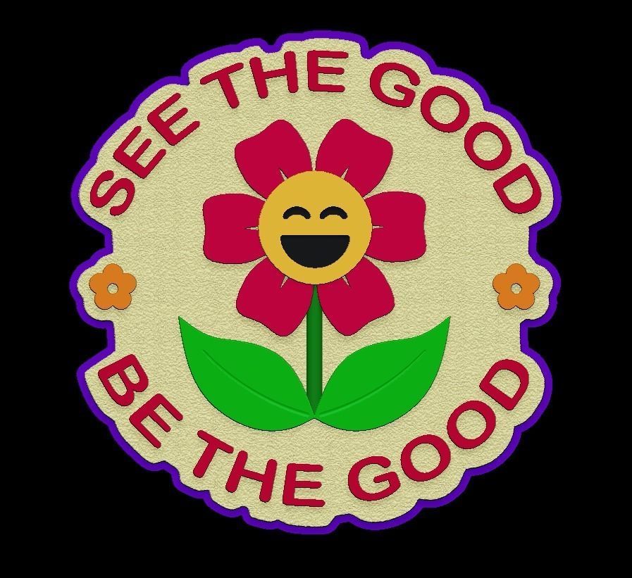 cute flower text signs 3D print model_19