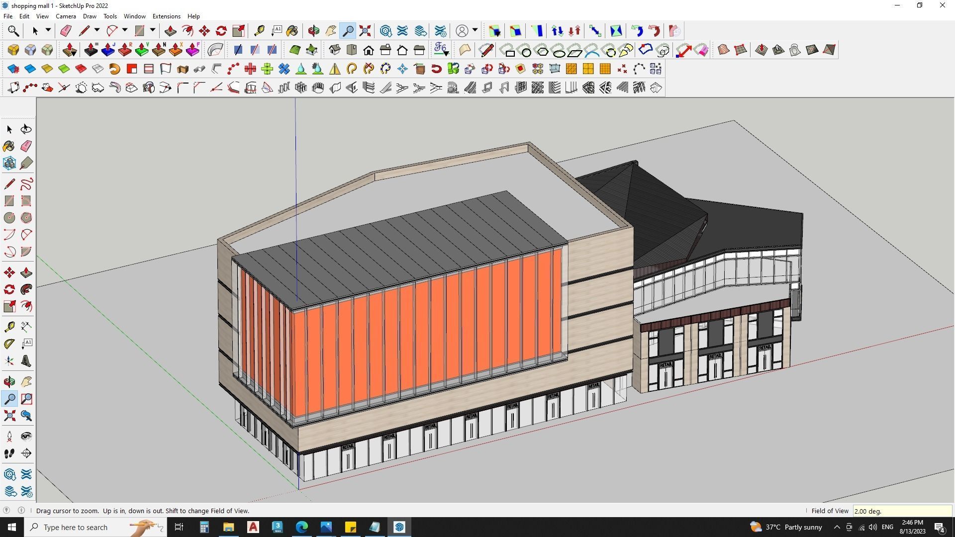 Modern Shopping Mall 3D Model 3D model_5
