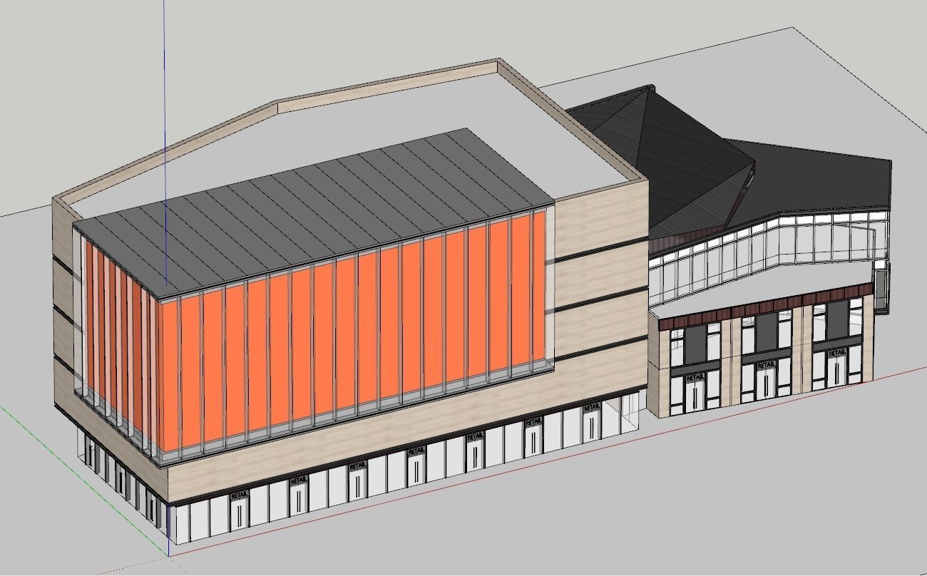 Modern Shopping Mall 3D Model 3D model_10