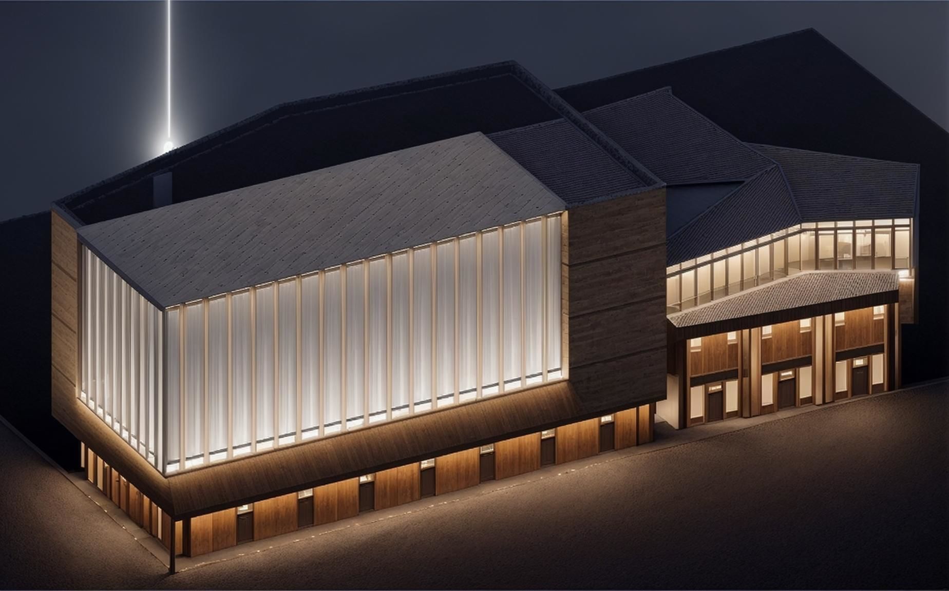 Modern Shopping Mall 3D Model 3D model_8