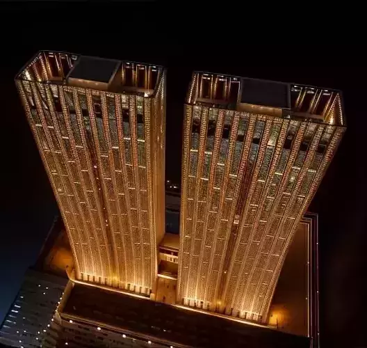 apartment hotel 3D model