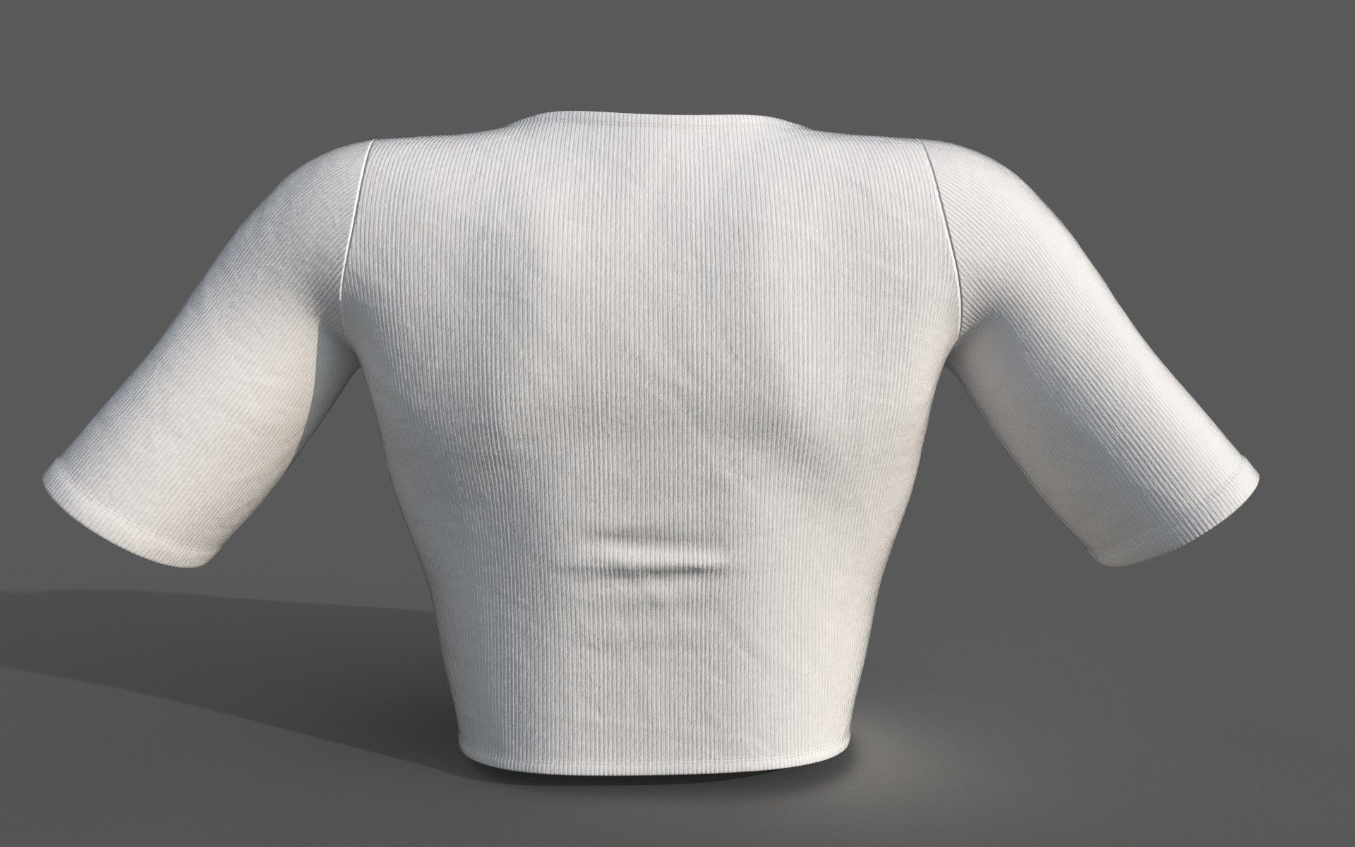 Crop Top 3D model_1