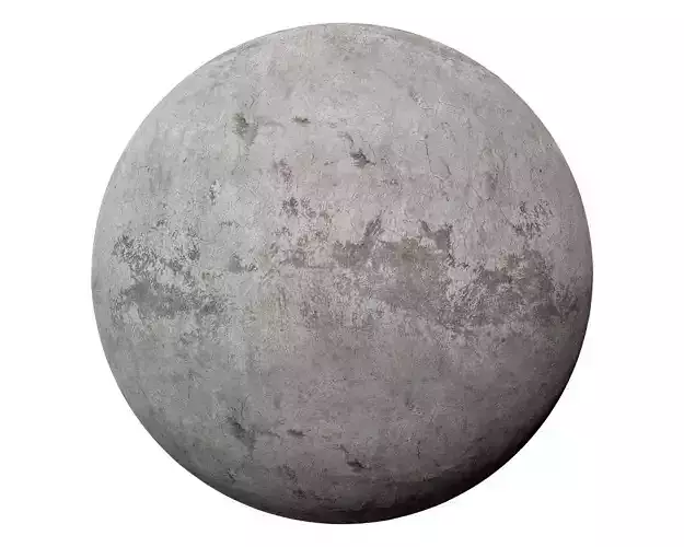 Concrete Damaged Wall PBR Texture