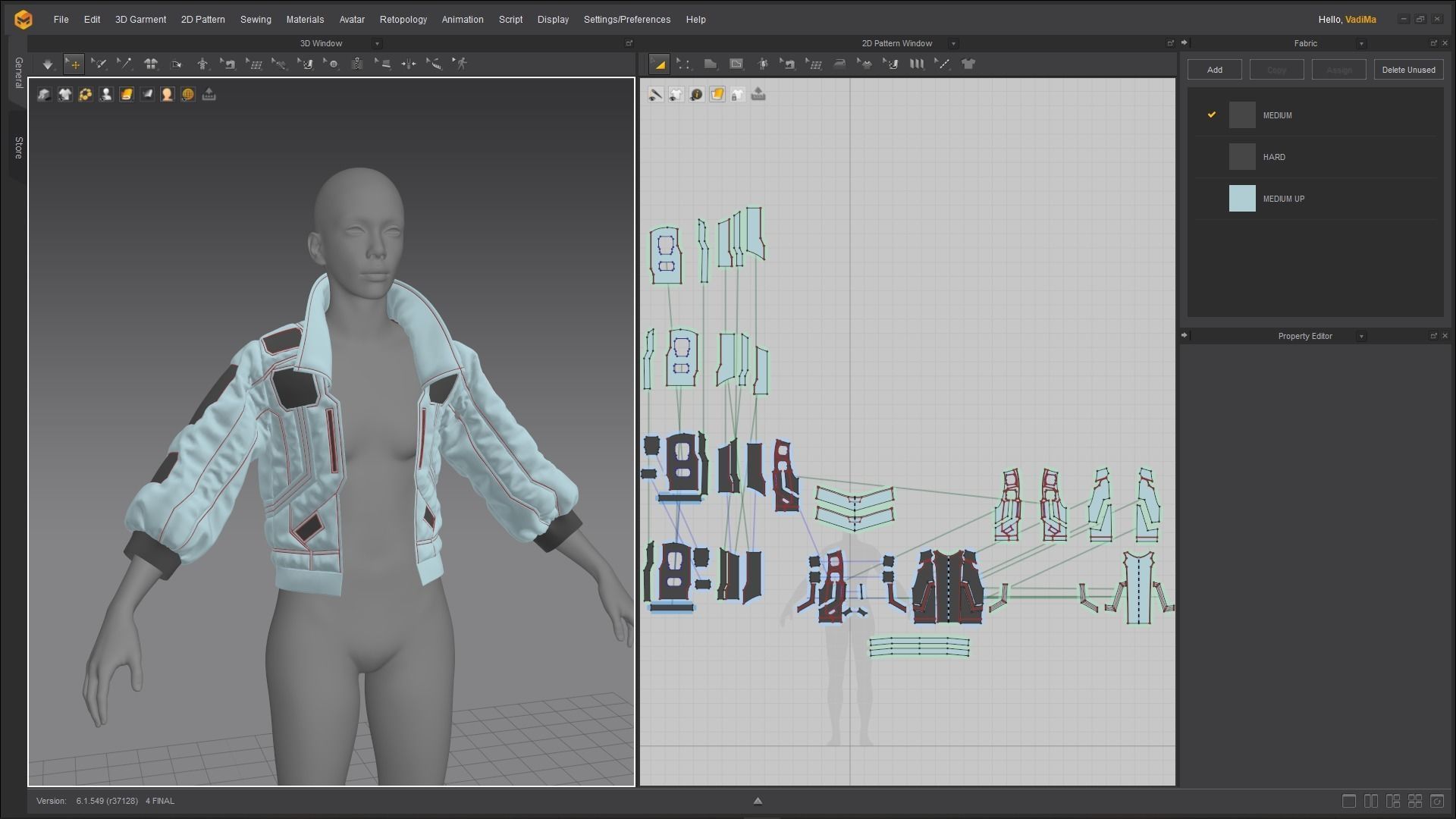 Tutorial - Cyberpunk Jacket Low-poly 3D model_6