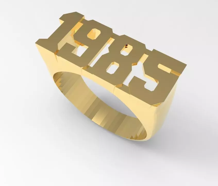 ring 1985 3D print model_0