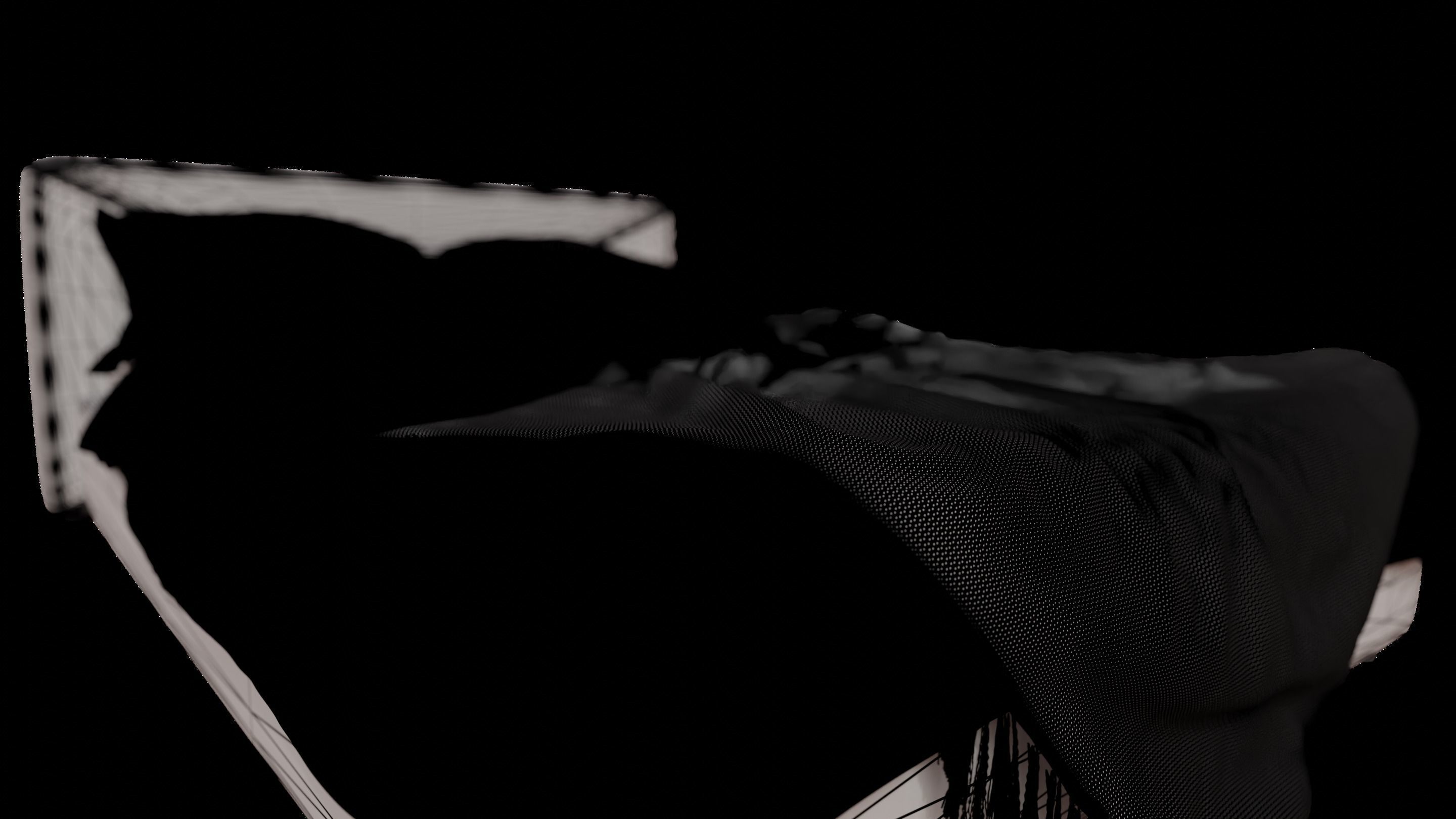 Dreamy Bed Escape - 3D Model with Pillows and Throw 3D model_4