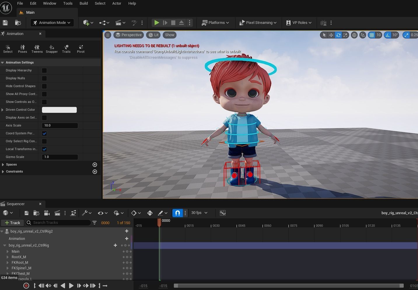 Cartoon Boy Rigged 3D model_26