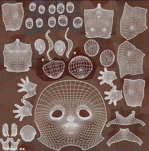 Cartoon Boy Rigged 3D model_27