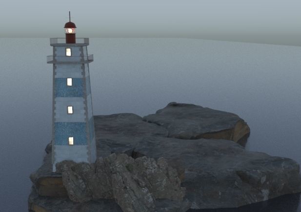 LightHouse 3D model_1