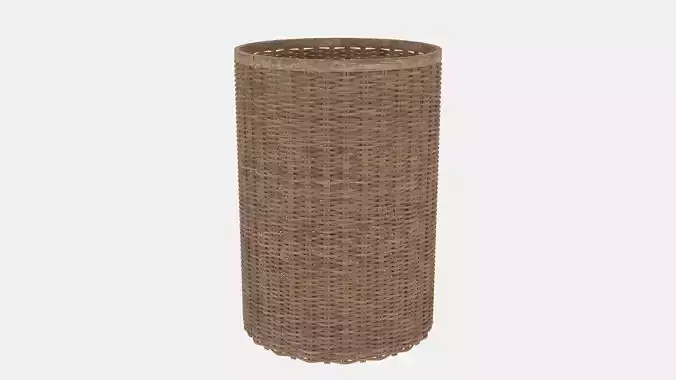 Wicker basket modelling