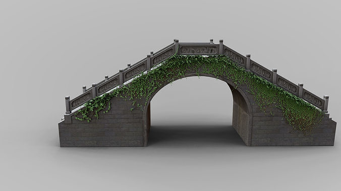 Bridge stone 3D model