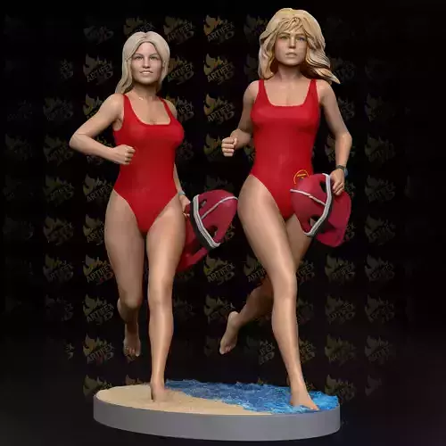 Baywatch Pamela Erika 3D print model