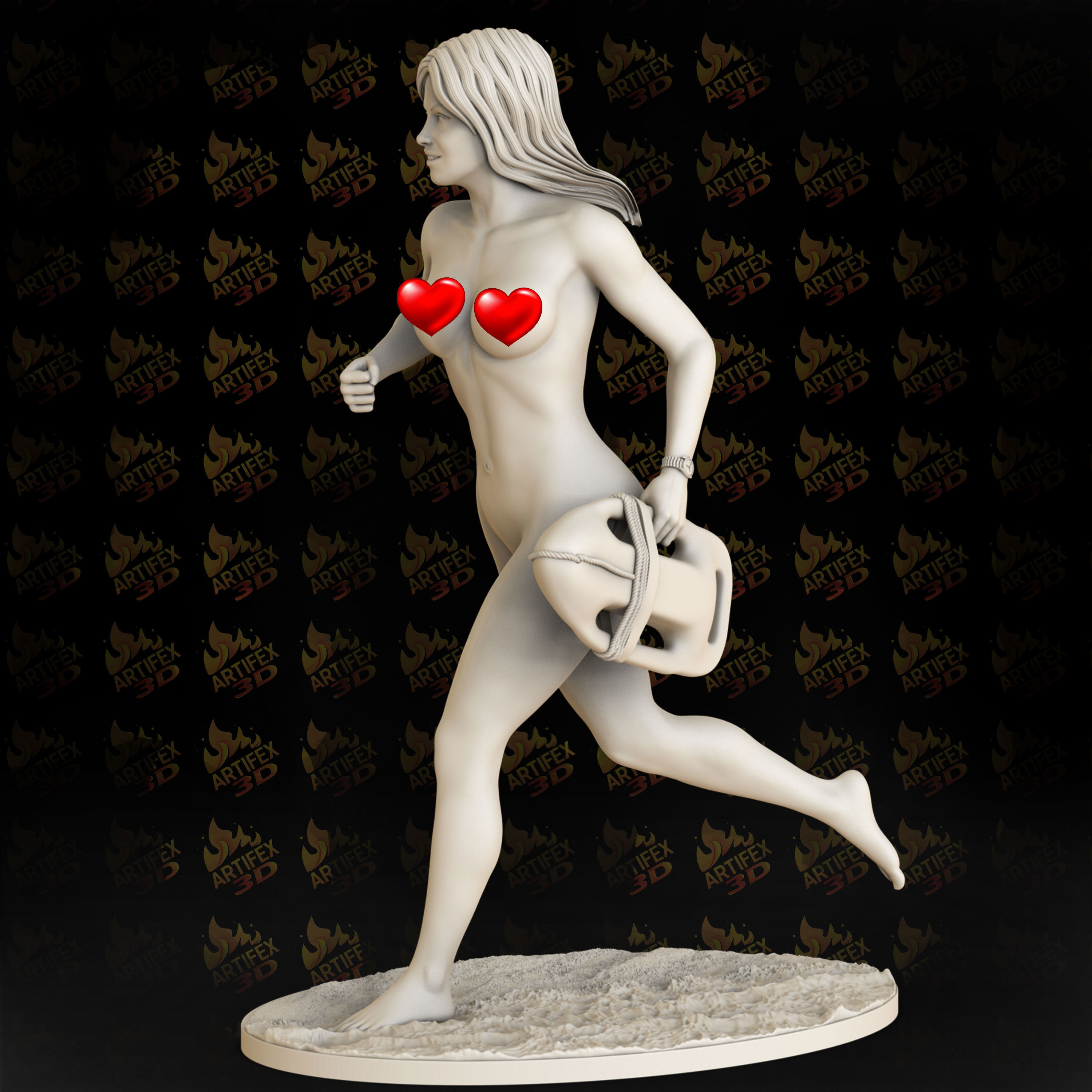 Baywatch Pamela Erika 3D print model_4