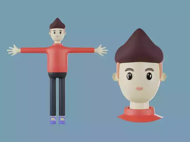 3D Character Boy Cute