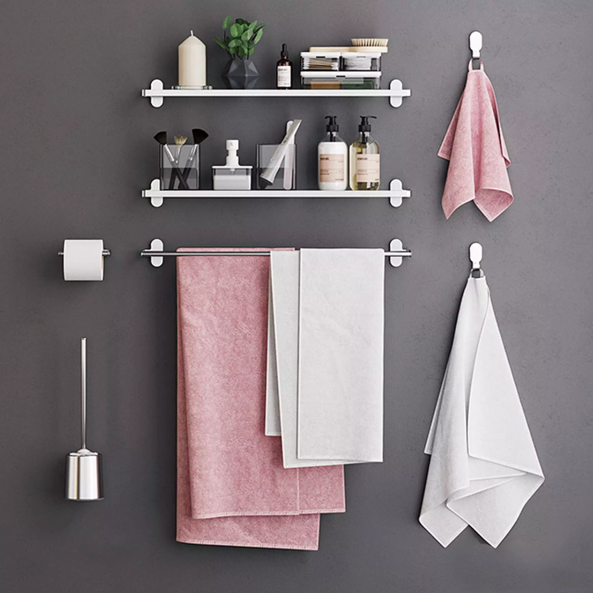 Brogrund Bath Set 3D model