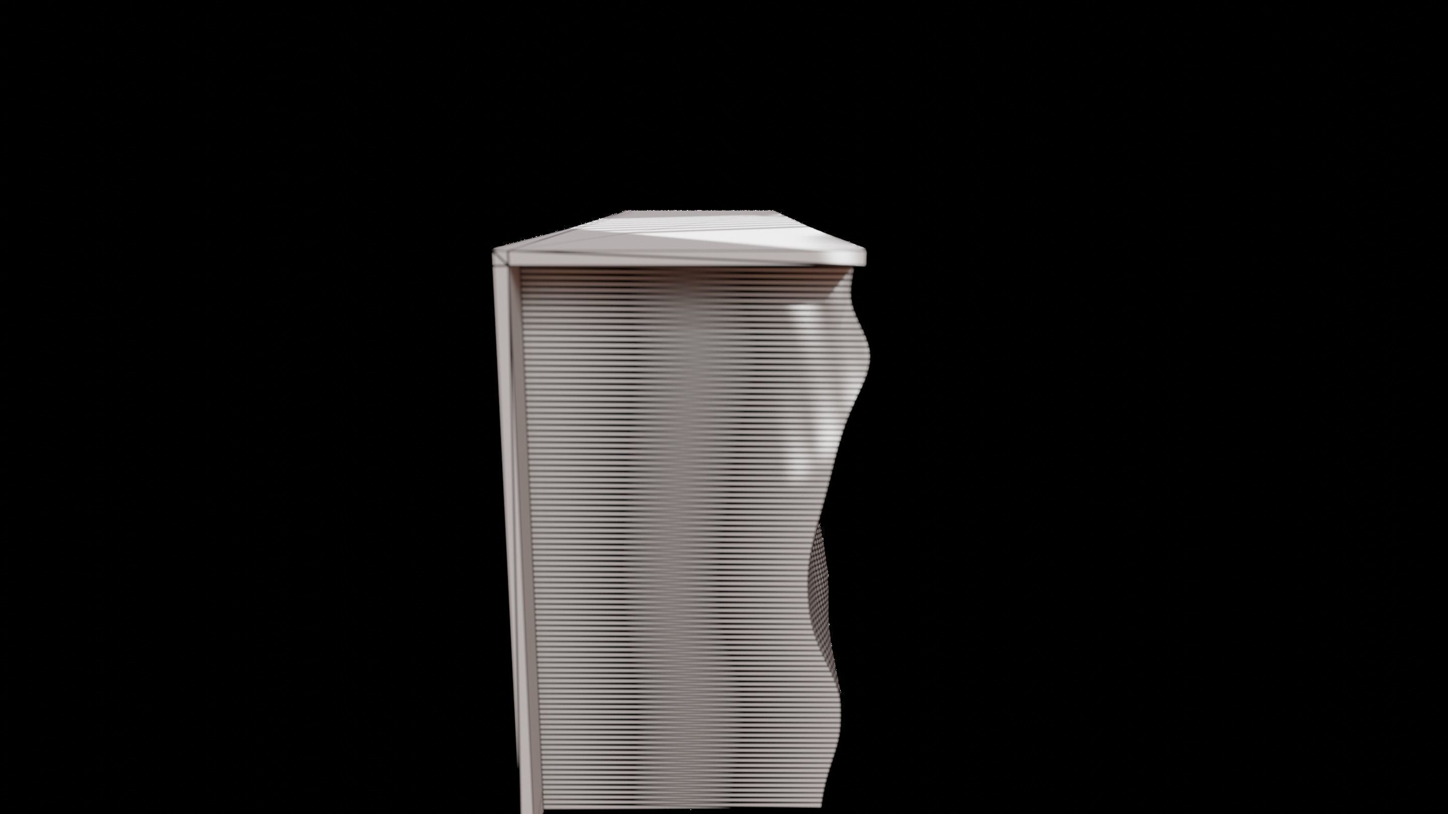 Parametric Wood Cabinet - Dynamic 3D Model 3D model_17