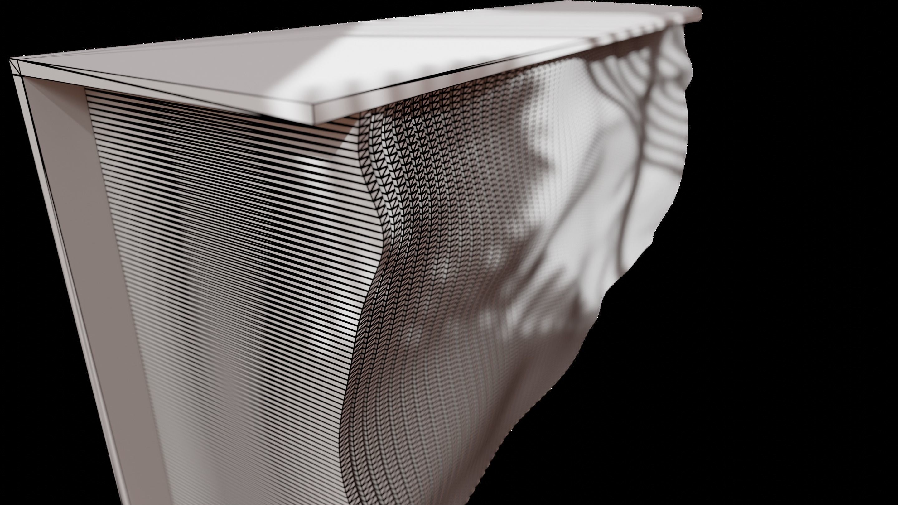 Parametric Wood Cabinet - Dynamic 3D Model 3D model_16