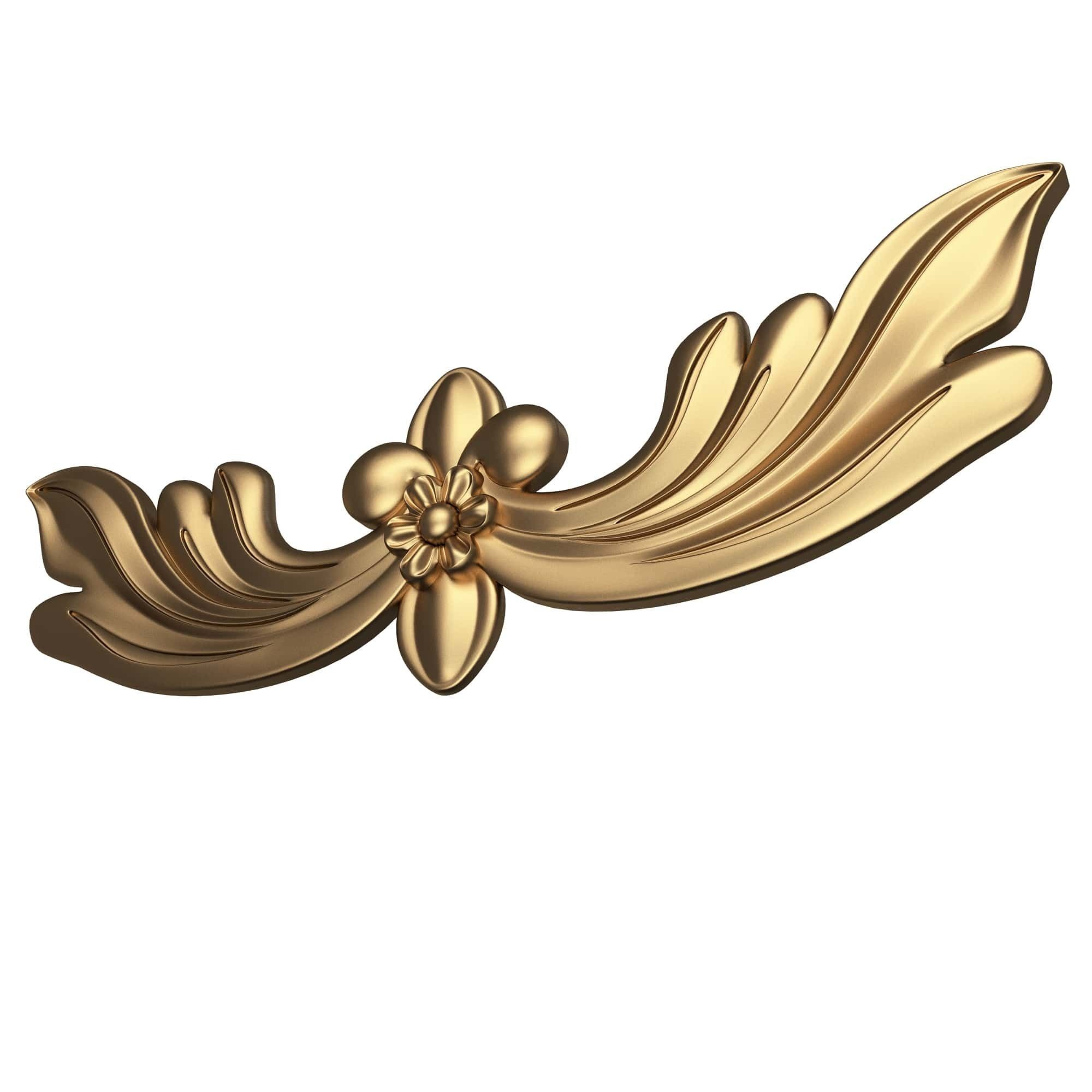 Collection of Carved Plaster Molding Decorations 02 Low-poly 3D model_25