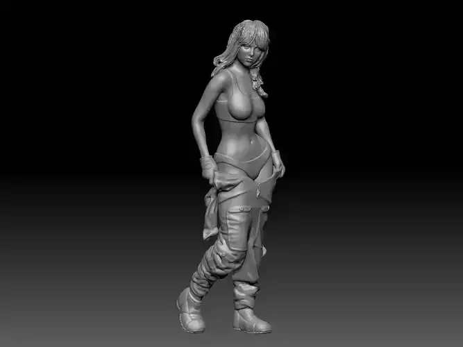 girl mechanical open suit