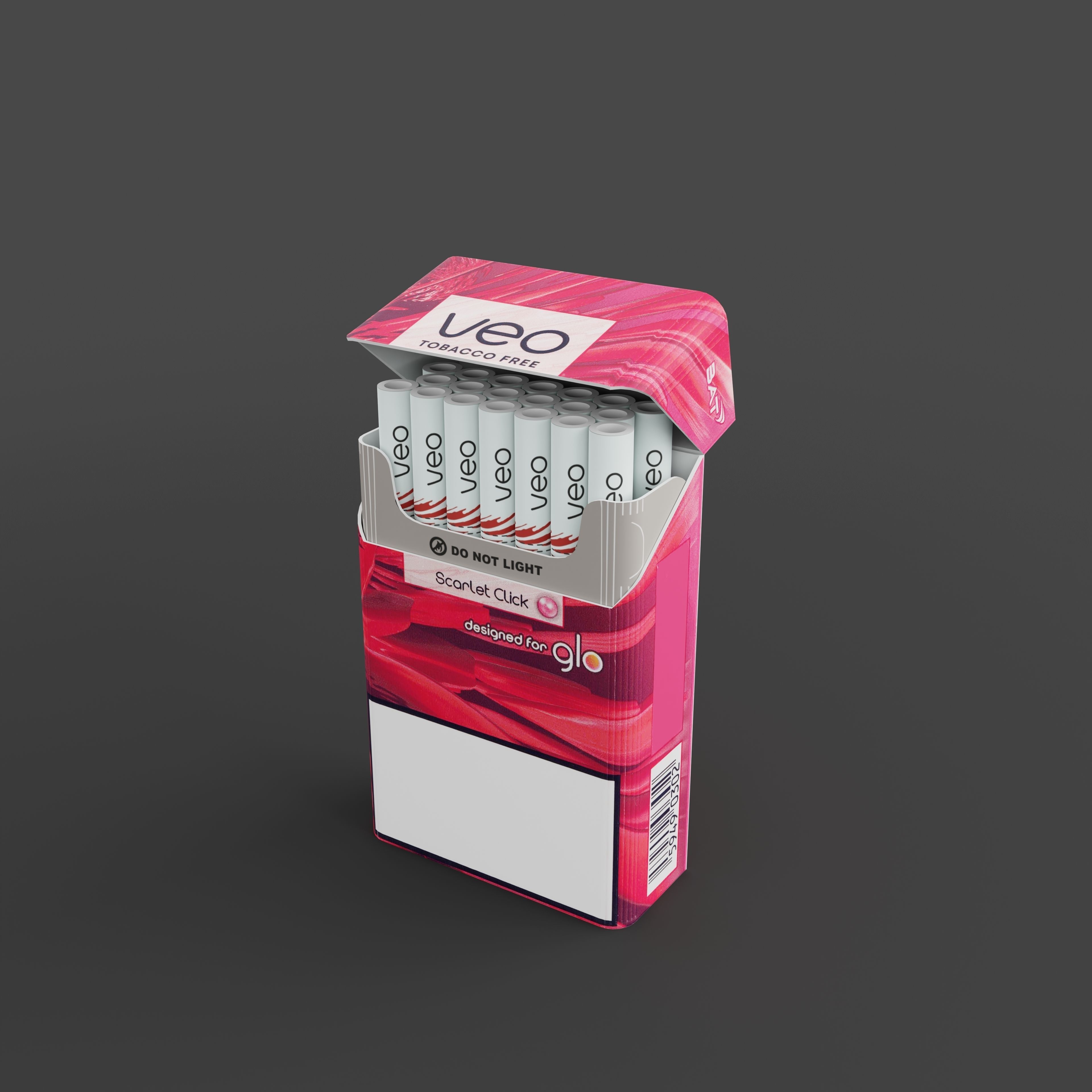 3D model VEO Scarlet Click for GLO VR / AR / low-poly