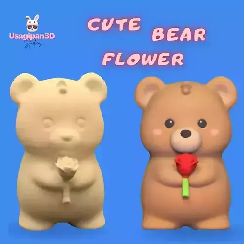 Cute Bear Flower