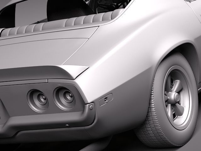 Chevrolet Camaro 1970 3D model_10