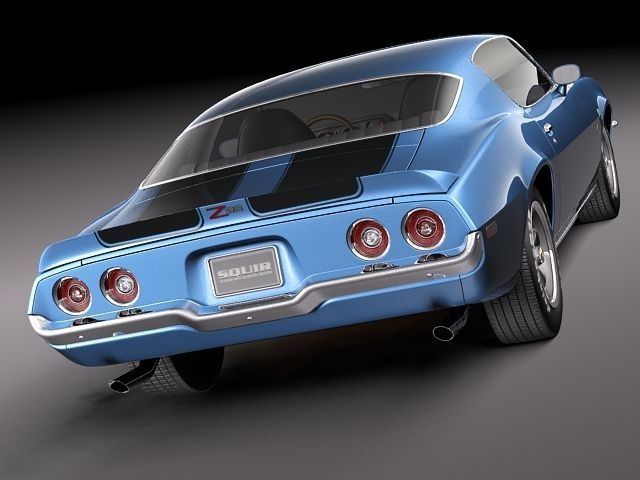 Chevrolet Camaro 1970 3D model_5