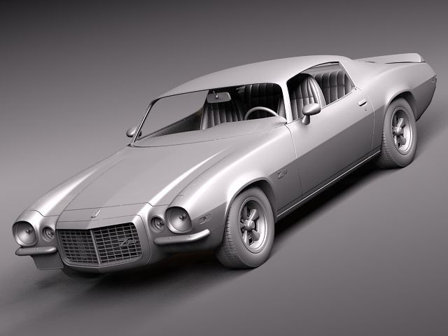 Chevrolet Camaro 1970 3D model_12