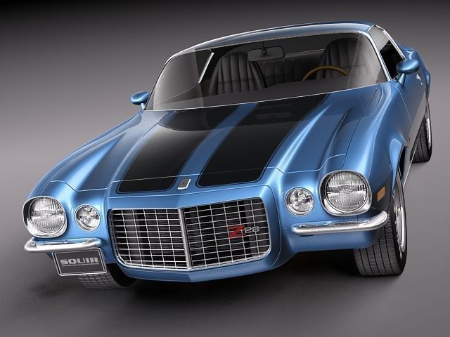 Chevrolet Camaro 1970 3D model_1