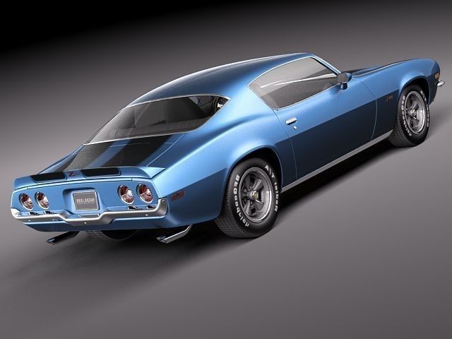 Chevrolet Camaro 1970 3D model_4