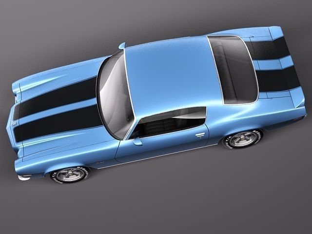 Chevrolet Camaro 1970 3D model_7