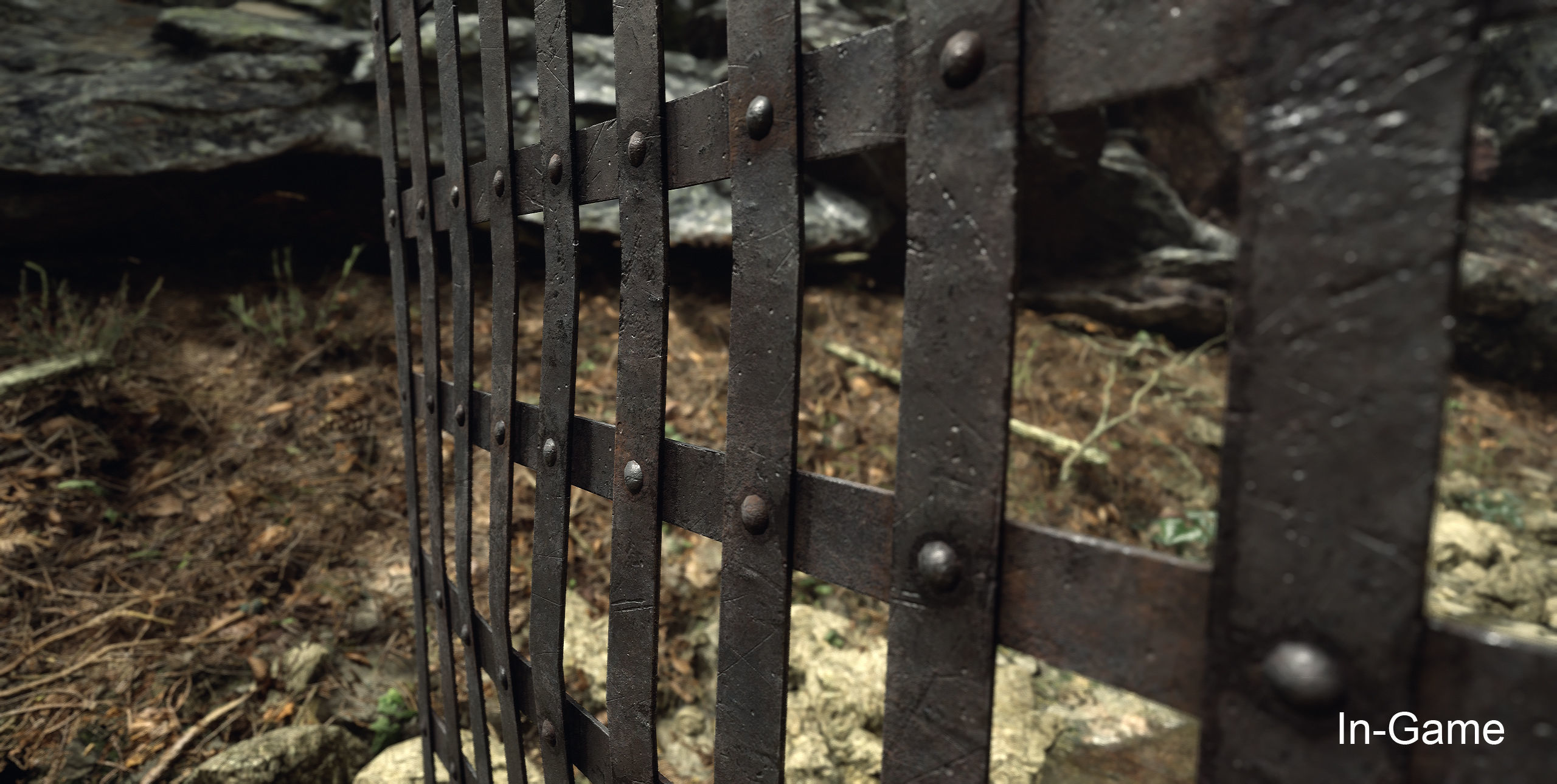 Metal Grid Low-poly 3D model_18