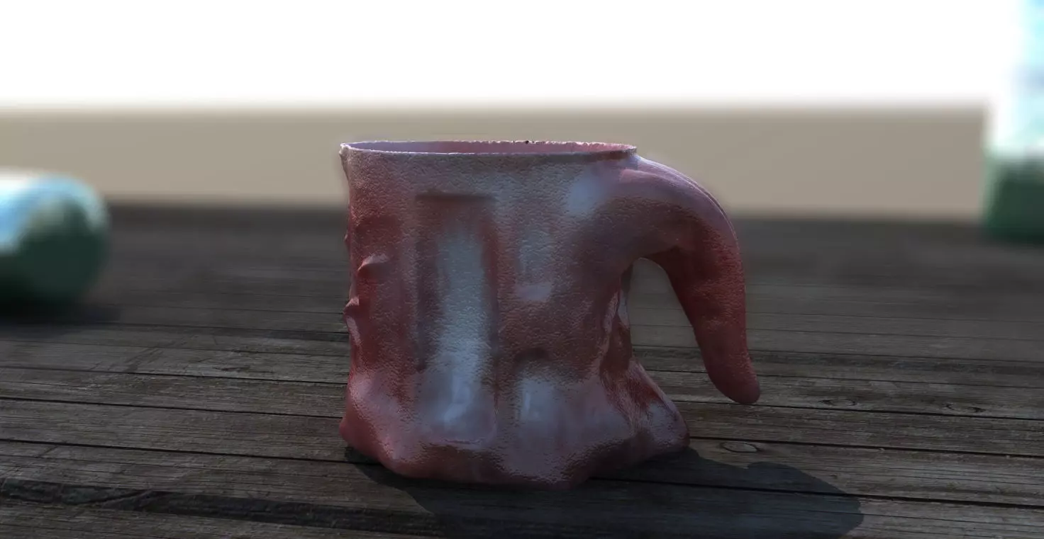 Tongue Mug Free 3D print model_0