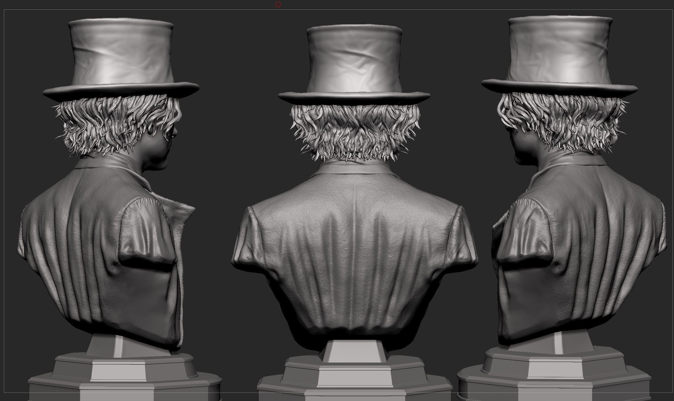 Wonka-Timothee Chalamet Bust 3D print model_9