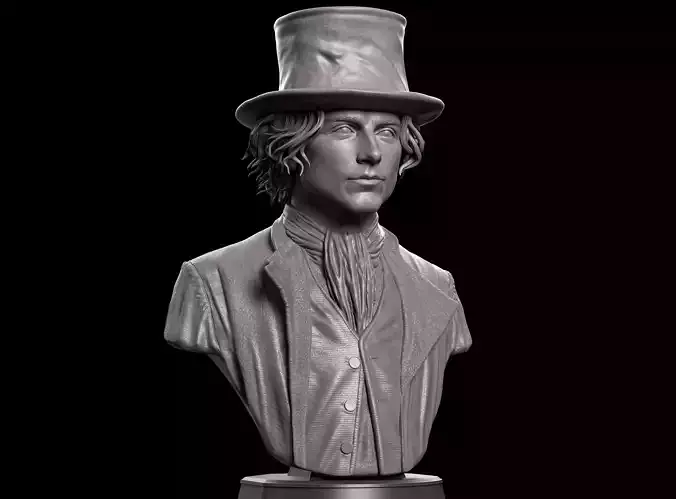 Wonka-Timothee Chalamet Bust 3D print model