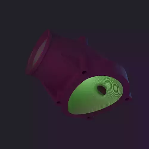 C20xe Powercap 71 mm with fitting 20mm RIGHT PIPE 3D print model