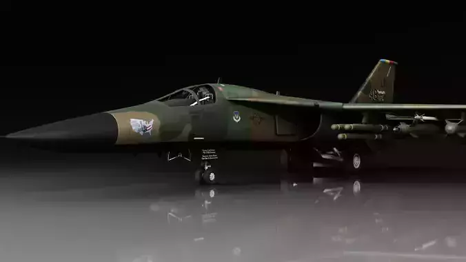 General Dynamics F-111 3D model 3D model