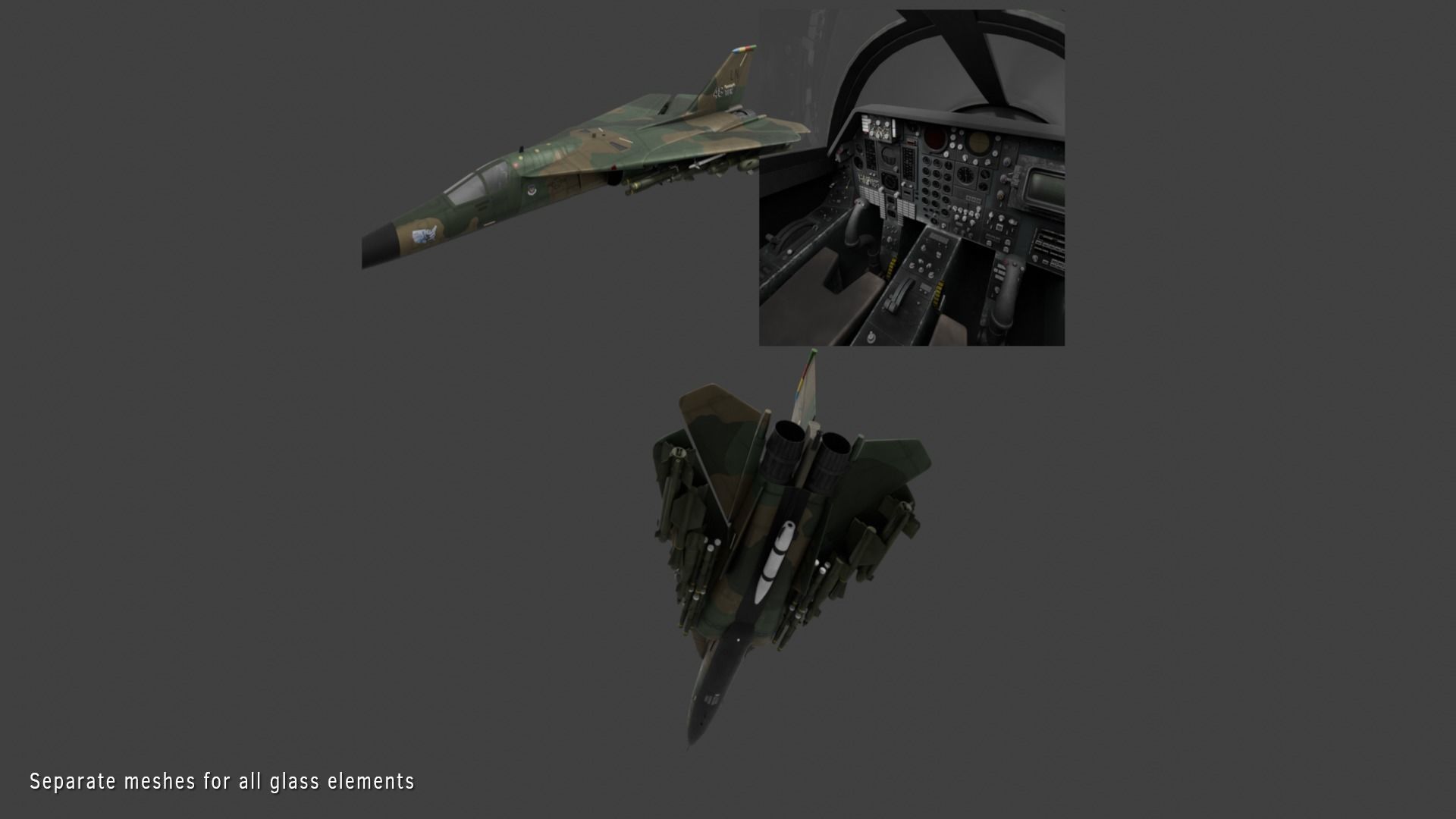 General Dynamics F-111 3D model 3D model_36