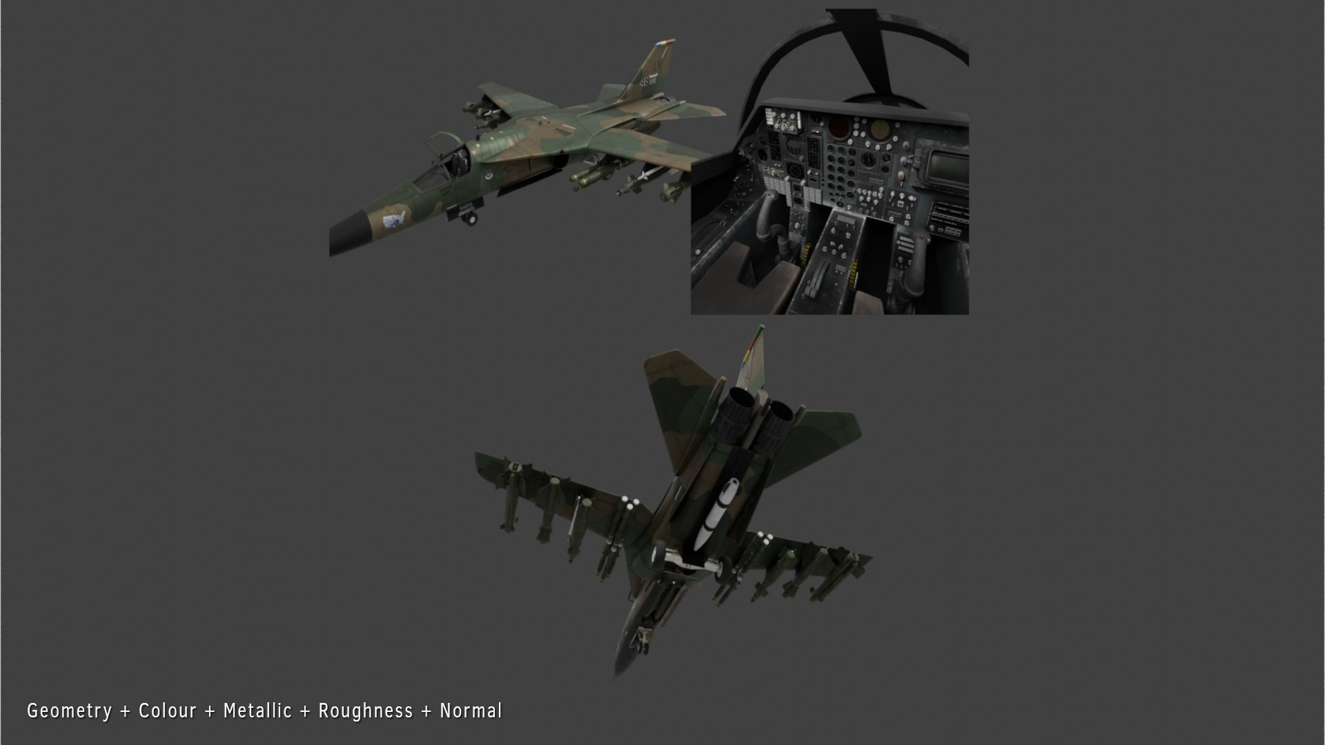 General Dynamics F-111 3D model 3D model_33