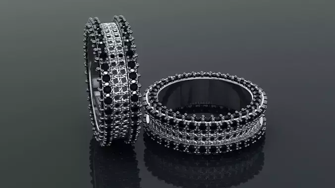 diamond texture band