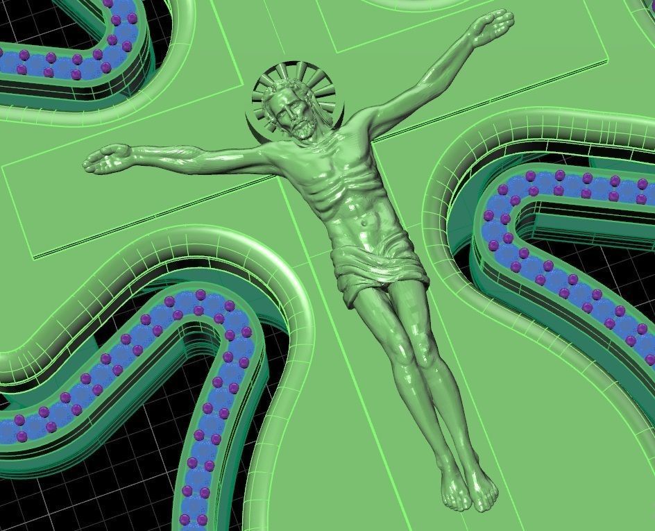 Krest cross 13 3D print model_11