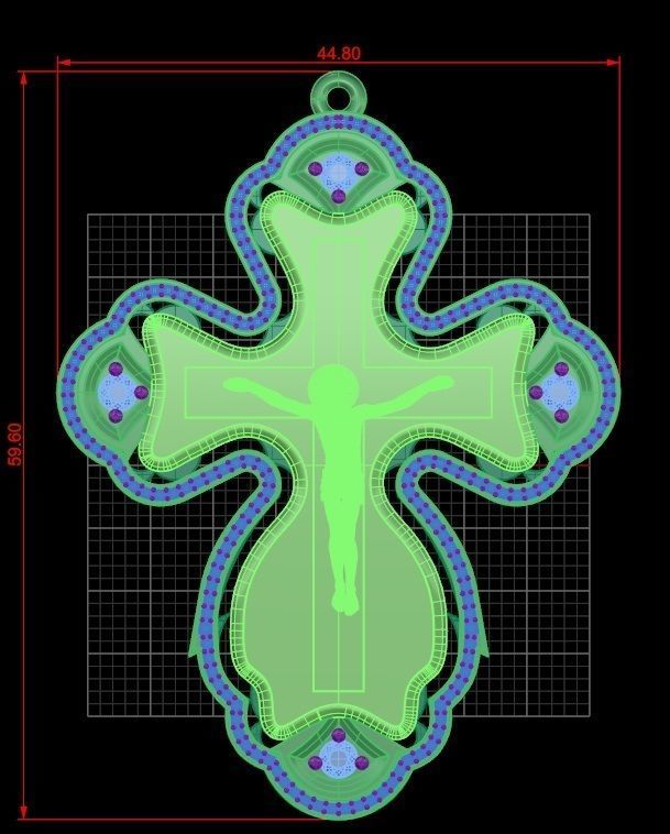 Krest cross 13 3D print model_15