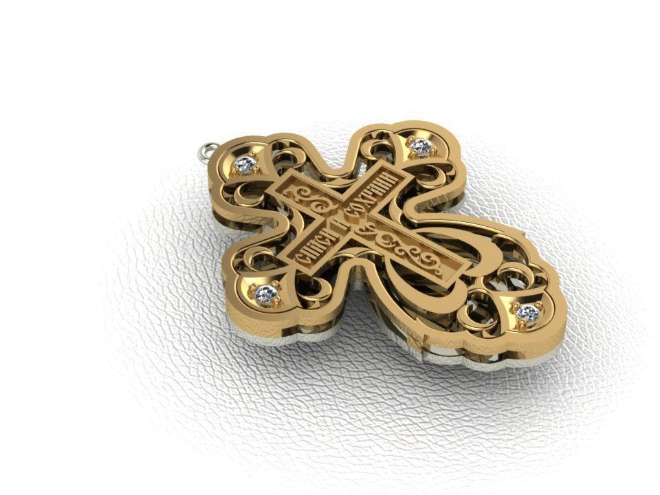 Krest cross 13 3D print model_3