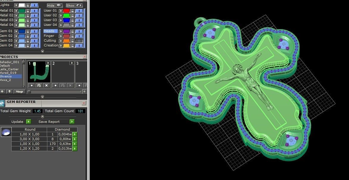 Krest cross 13 3D print model_17