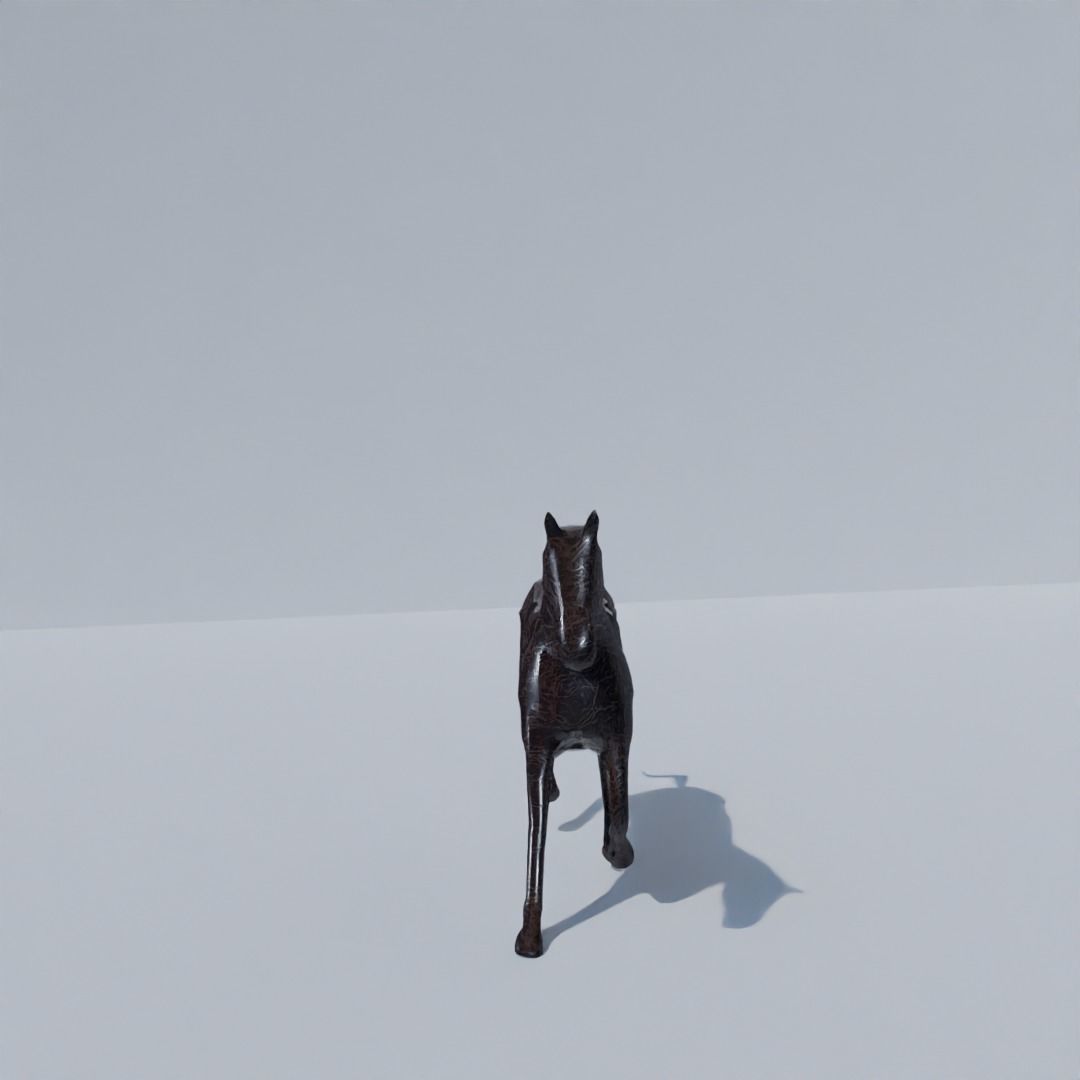 Low poly  horse  animations pack Free low-poly 3D model_1