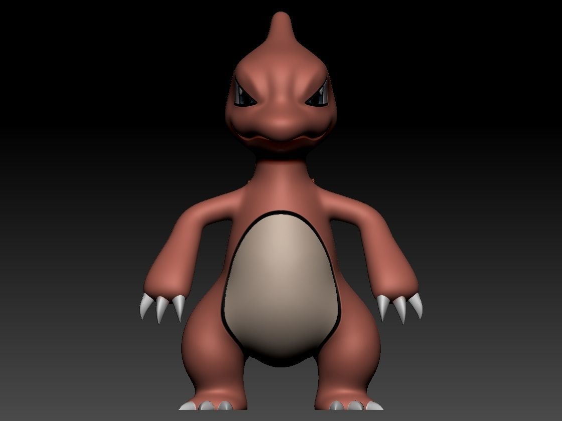 Charmander Evolution Pack 3D print model_2