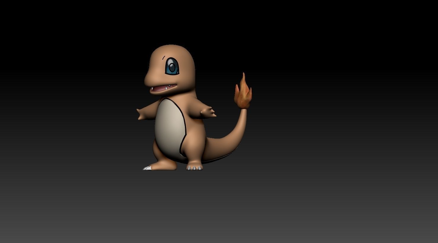 Charmander Evolution Pack 3D print model_15